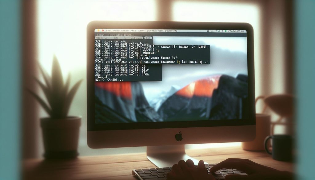 zsh command not found brew
