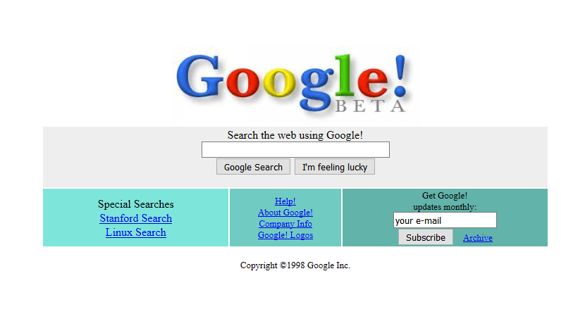 Google in 1998
